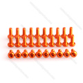 7075 aluminum button head socket cap screw